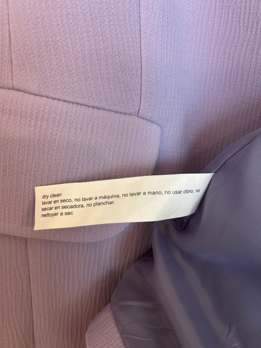 Eloquii Lavender Pastel Tailored Single Breasted Blazer Jacket Size 14 - Picture 9 of 10
